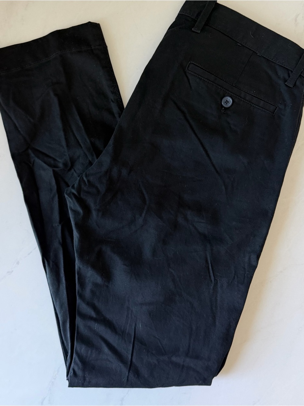 J. Crew Men's Black Chinos
